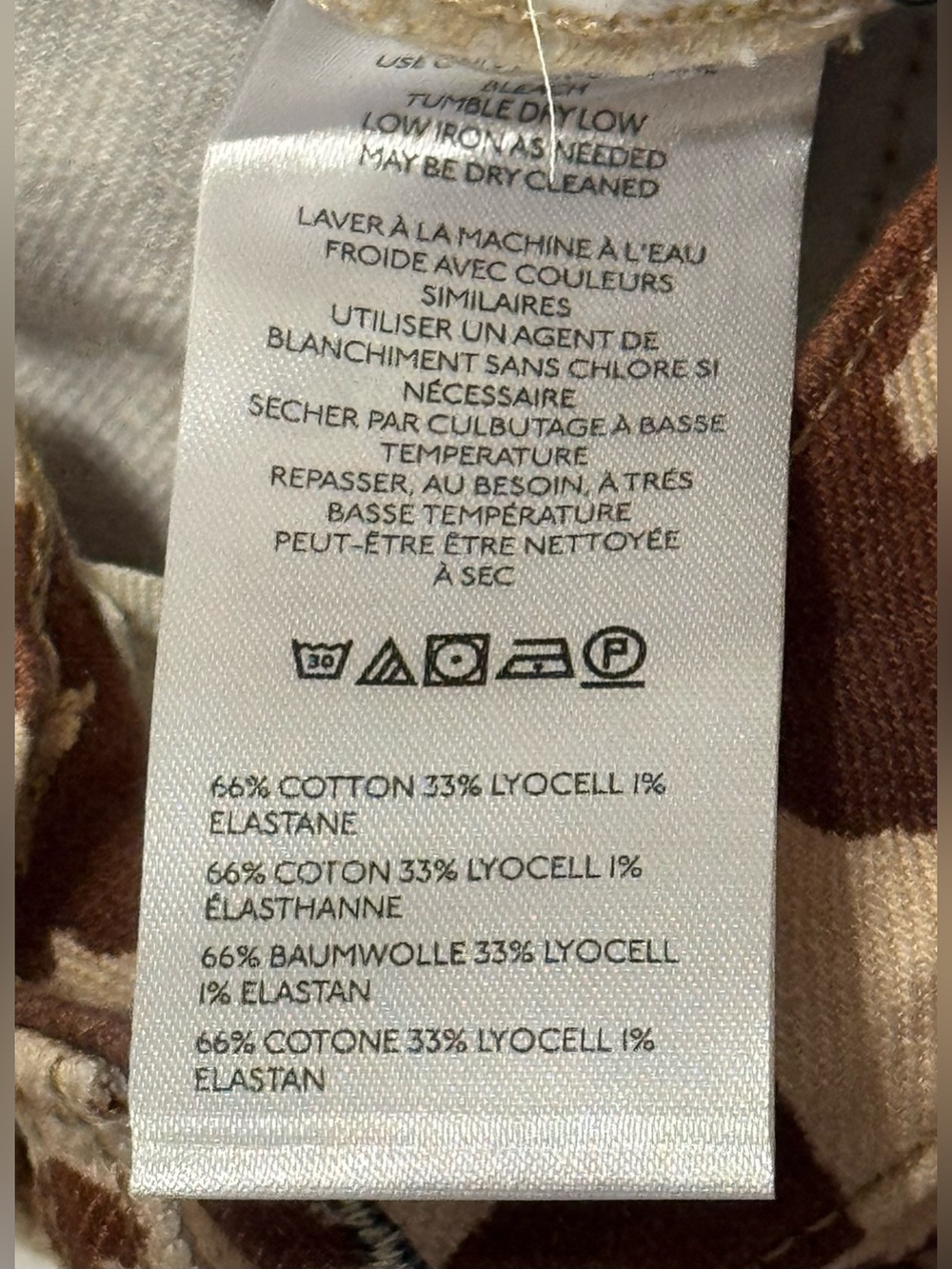 NEW Free People Women’s Cow-Print Risk Taker High Rise Straight Jeans Size 24 - Picture 7 of 9
